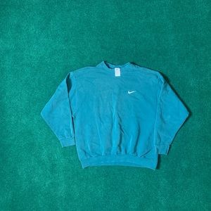 Vtg Nike Sweatshirt Mini Swoosh Travis Scott Check